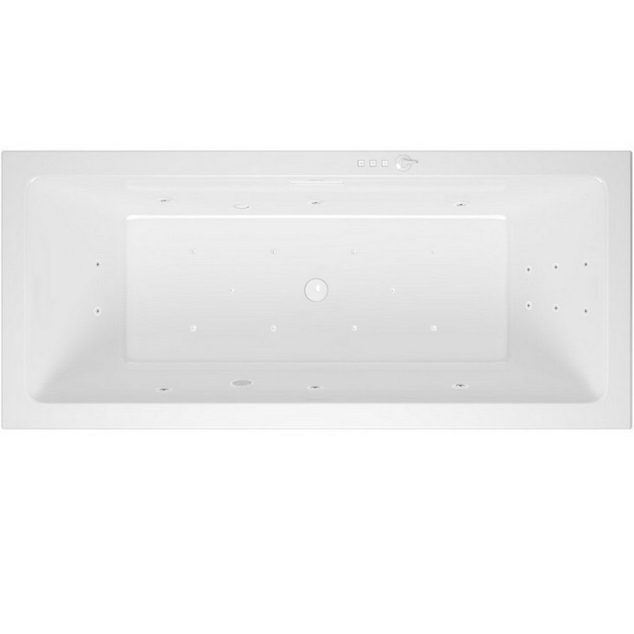 Ванна гидромассажная Excellent Heaven Slim "ULTRA" WAEX.HEV17S.ULTRA.WH 170x75 (белый), каркас, слив-перелив
